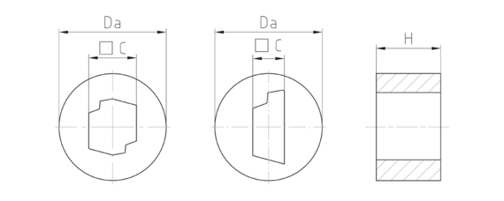 

Special sealing inserts