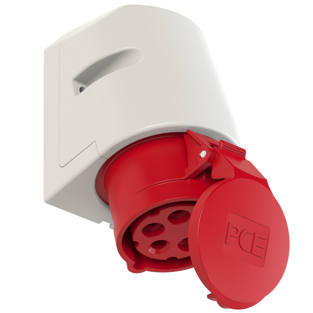 CEE Wall monted socket 16A/5P/400V IP44