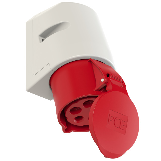 CEE Wall socket 32A/5P/400V IP44