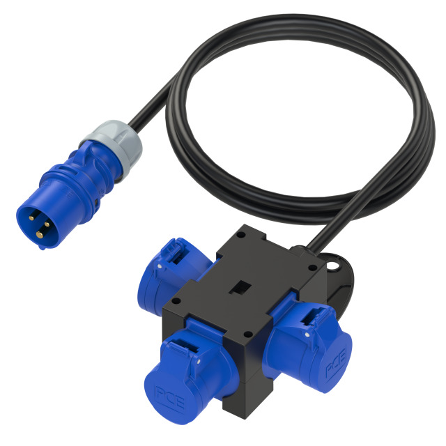 CEE forgrener 16A/230V IP44 (1,5mG1,5mm²+3) (9430155)