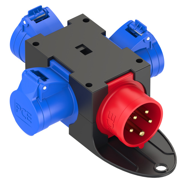 CEE forgrener 16A/400V IP44 (1+3x16A/230V) (9430458)