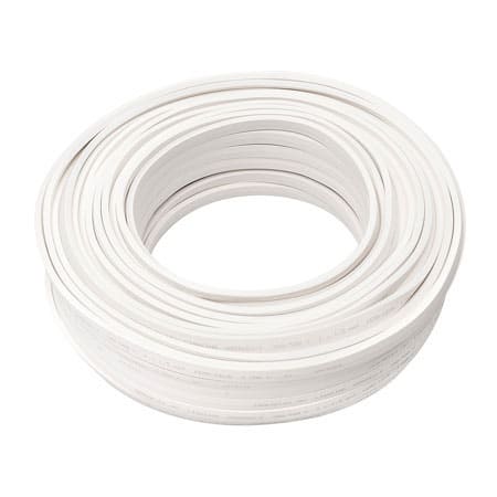 Fladkabel H05 RN H2-F hvid 100 m