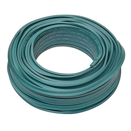 Fladkabel H05 RN H2-F grøn 100 m
